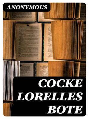 cover image of Cocke Lorelles Bote